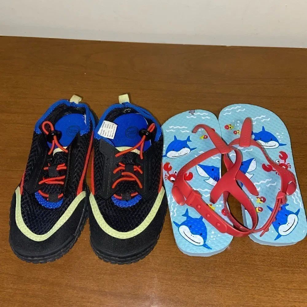 Set of 2 toddler summer shoes size 9-10